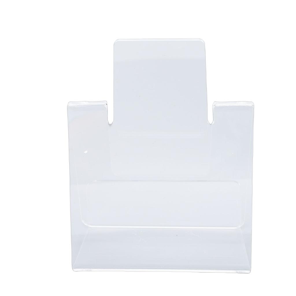Acrylic Brochure Holder Desktop Booklet Menu Display Stand Transparent Countertop Organizer for Office Restaurant