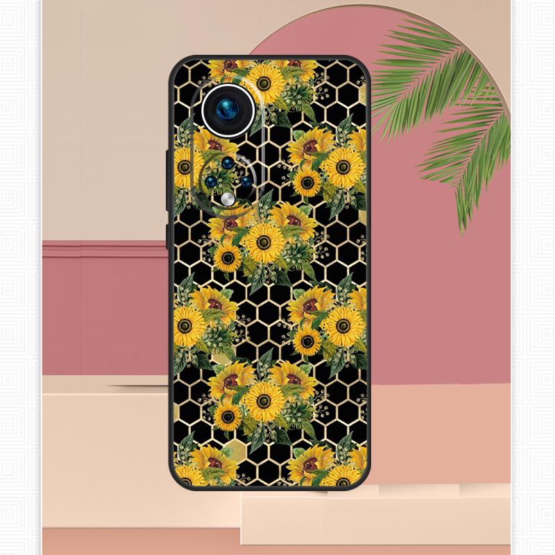 Summer Daisy Sunflower Floral Case For Honor Magic 5 6 7 8 Pro Honor 400 Lite 200 X9c X9b X9a X8b X8a X8c 50 70 90 Cover