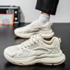 Men's shoes spring and autumn breathable mesh running sneakers boys student trend teen dad shoes platform shoes men