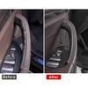 Door Interior Inner Handle Pull Trim Fits For 2018-2024 BMW G01 G02 X3 X4 Carbon