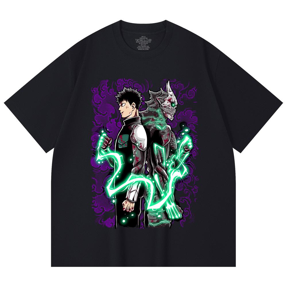 230 Gsm 100% Cotton Kaiju No 8 V9 Kafka Print Unisex Heavy Cotton T Shirt