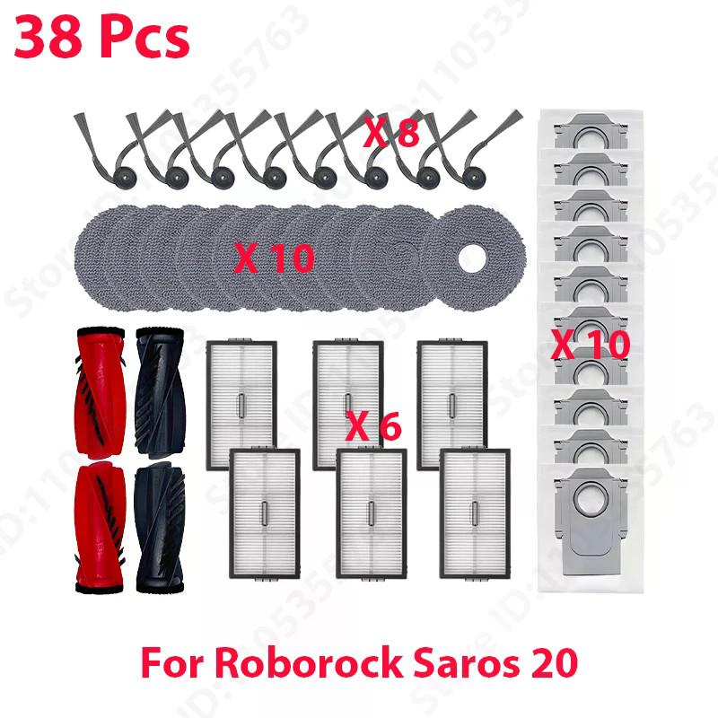 Priekš Roborock Saros 20 Piederumi Rullīšu