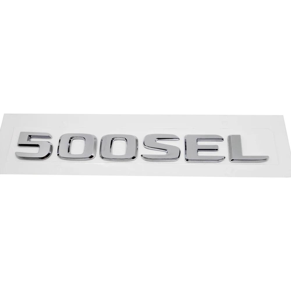 

ABS Plastic 300SEL 500SEL 560SEL 600SEL Trunk Rear Logo Badge Emblem Sticker For Mercedes Benz S Class W126 W140 W220 W221 W222