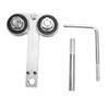 Chainsaw Bar Rail Closer Tool Steel Chainsaw Guide Bar Tightening Adjuster Repair Tool for Chain Grinding Silver