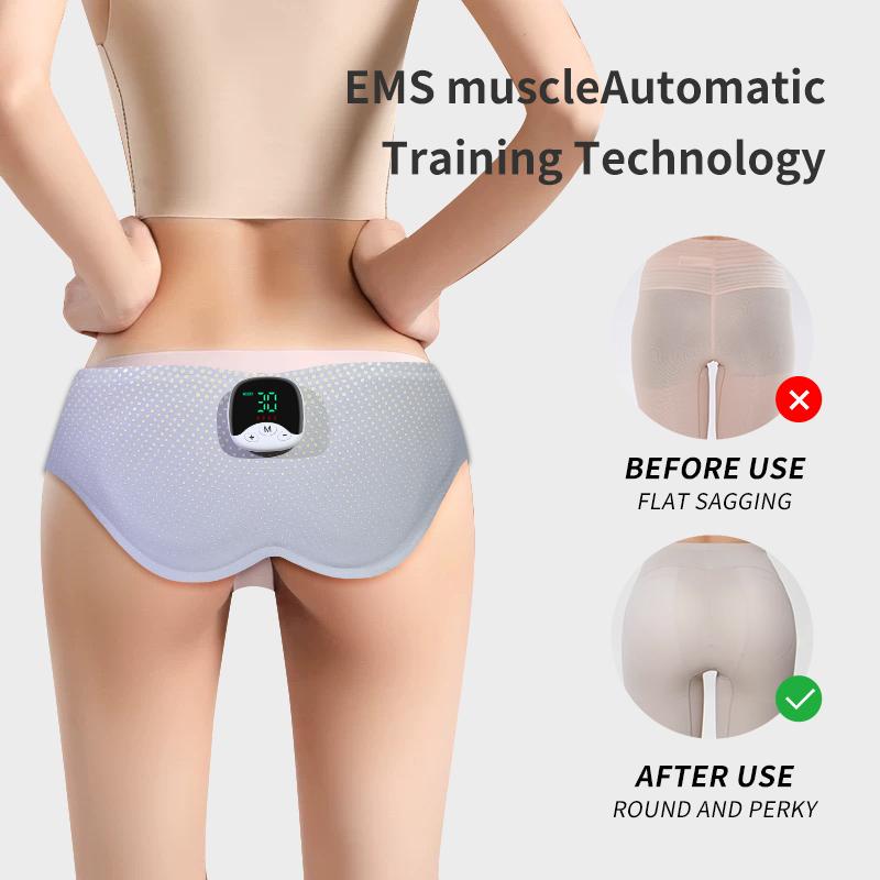 Electric EMS Hip Trainer Buttock Muscle Stimulator With Remote Control 10 Modes Butt Lifting Machine Fitness Massager Slimming