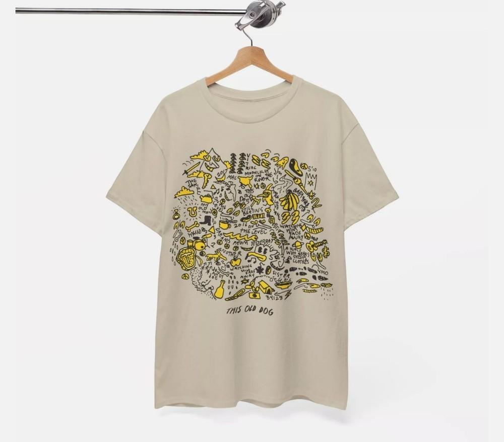 

Винтажная футболка с обложкой альбома Mac Demarco This Old Dog - Песочная футболка Mac Demarco 4XL