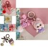 Plastic Handwave Cat Keychain With Cartoon Design For Gift And Party Decor
