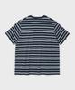 SHIRTER Fine Stripe T-Shirt (Stripe Navy)