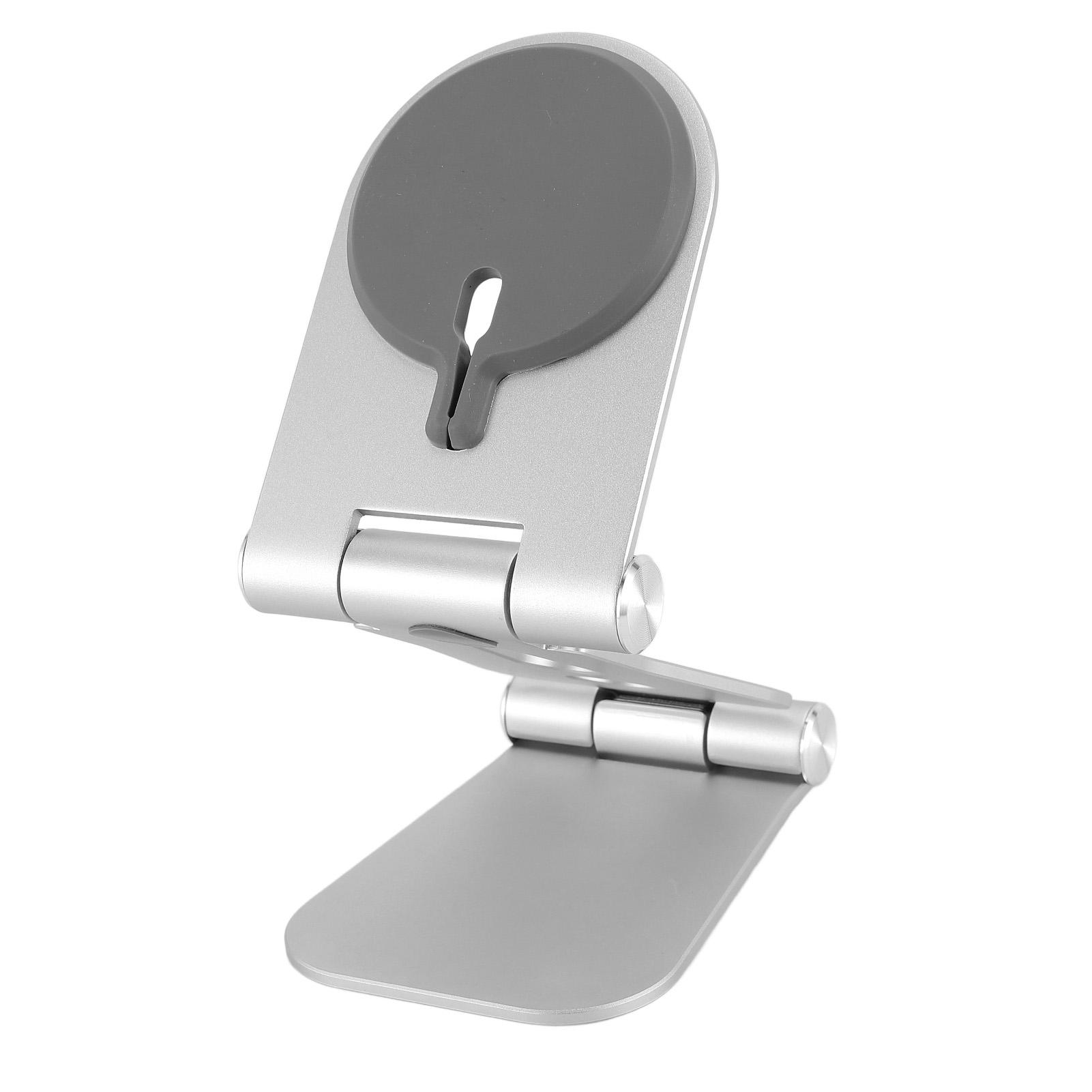 

Подставка для сотового телефона с регулируемым углом наклона и высотой, металлический настольный держатель для телефона для домашнего офиса