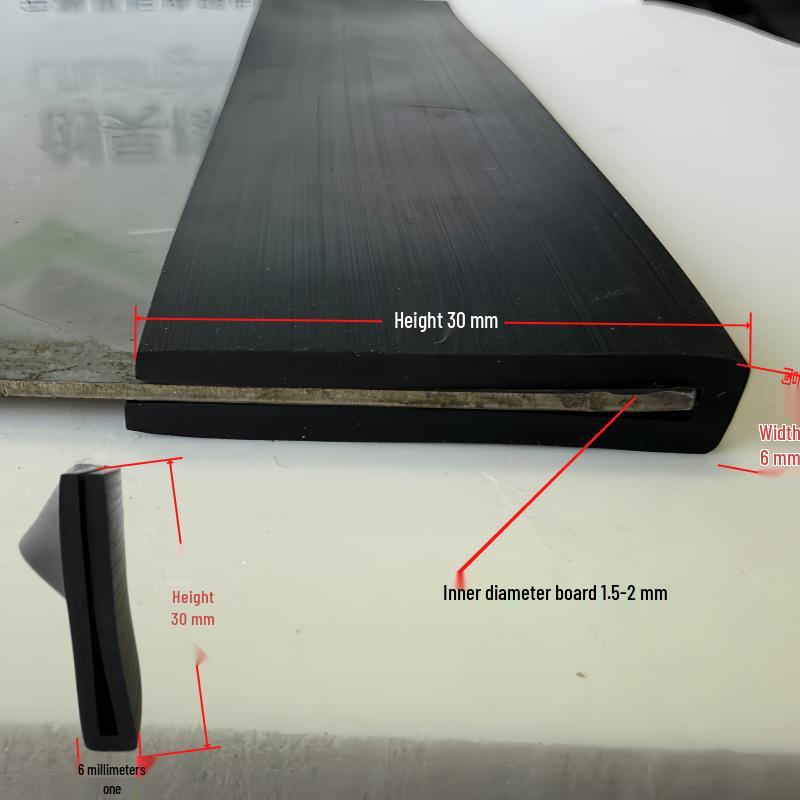 U-Shaped Rubber Anti-Collision and Edge Trim Sealing Strip