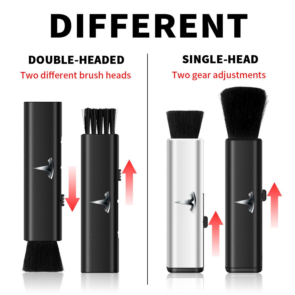 AMI1 1pc Retractable Double head/Single head Car Interior Air Outlet Cleaning Brush For Tesla Model 3 S X Y Valve Cap Accessories