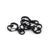 5Pcs/Lot Colorful Metal Heart Lobster Clasp Hooks Key Rings Connectors for DIY Keychain Jewelry Making Findings Accessories