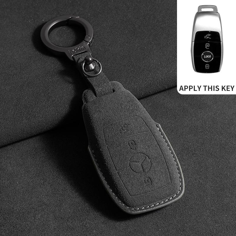 Car Key Case Cover For Mercedes Benz A B C E S Class W204 W205 W212 W213 W176 GLC CLE CLA GLB GLC GLS AMG W177 W222 Keychain UU4