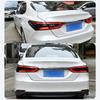 Hintere Rückleuchten Dekoration Zierleiste Leuchten Abdeckungen ABS Schwarz für Toyota Camry 8. achte Generation 2018-2021 DIY Dekoration Abdeckung