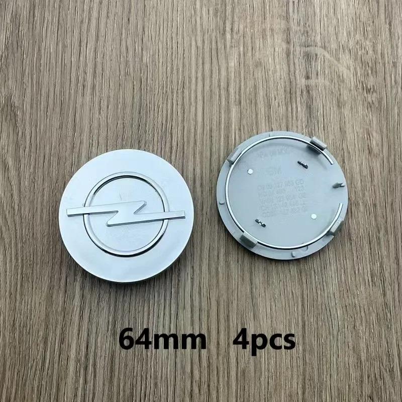 4ks 64mm 60mm 58mm 54mm Středové krytky kol pro vozy Opel Corsa E F A B C D Gsi Cors OPC Line Turbo Poklice Příslušenství