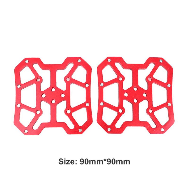 

2 шт. прочные бесконтактные педали классические тонкие алюминиевые велосипедные аксессуары велосипедные бесконтактные педали платформа адаптеры для SPD KEO красный