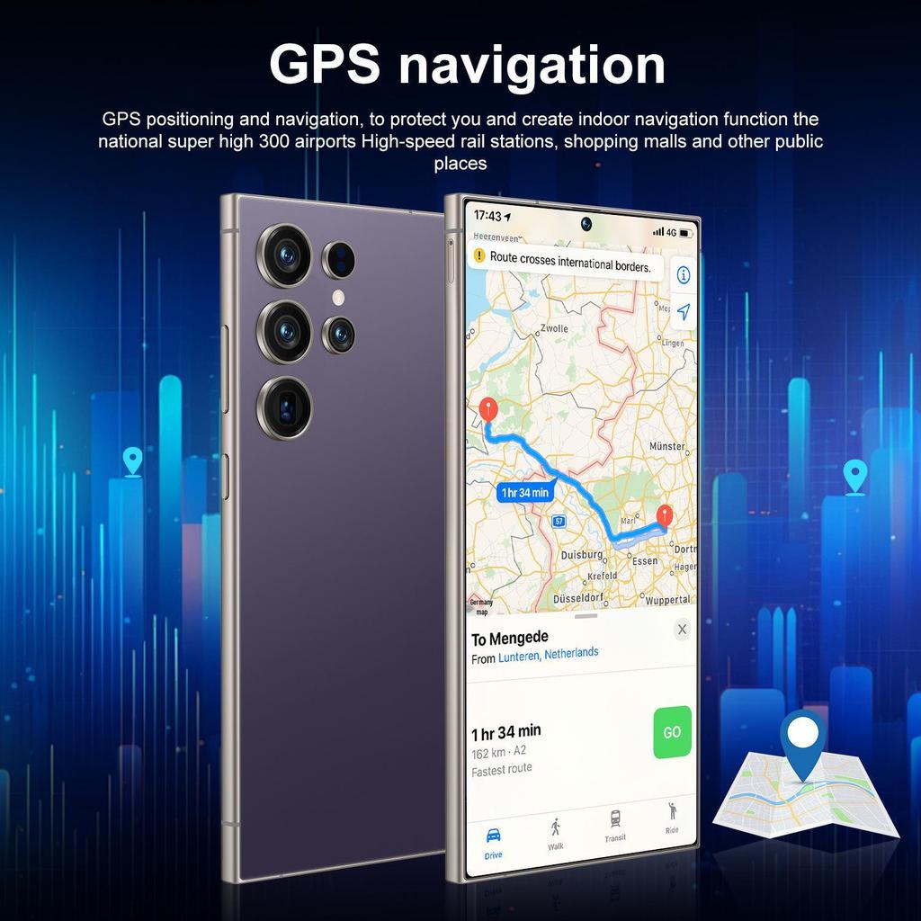 S25Ultra Global 4G Smartphone, 7,3-Zoll HD-Bildschirm, Android 8-Kern.