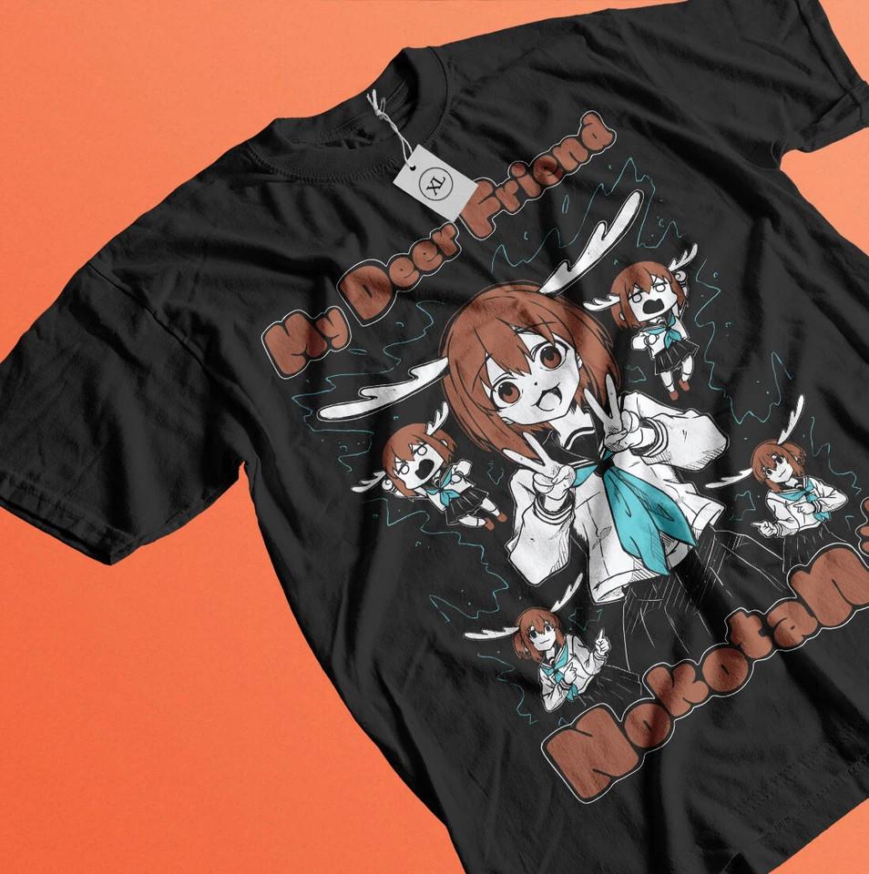 My Deer Friend Nokotan Anime  My Deer Friend Nokotan Anime Shirt Black Unisex T-Shirt M