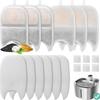 Set da 12 Filtri e Spugne di Ricambio per Fontana d'Acqua per Gatti Feelneedy 4L 135 fl oz Fontana d'Acqua in Acciaio Inossidabile per Animali Domestici YPD C004P YPD C004S