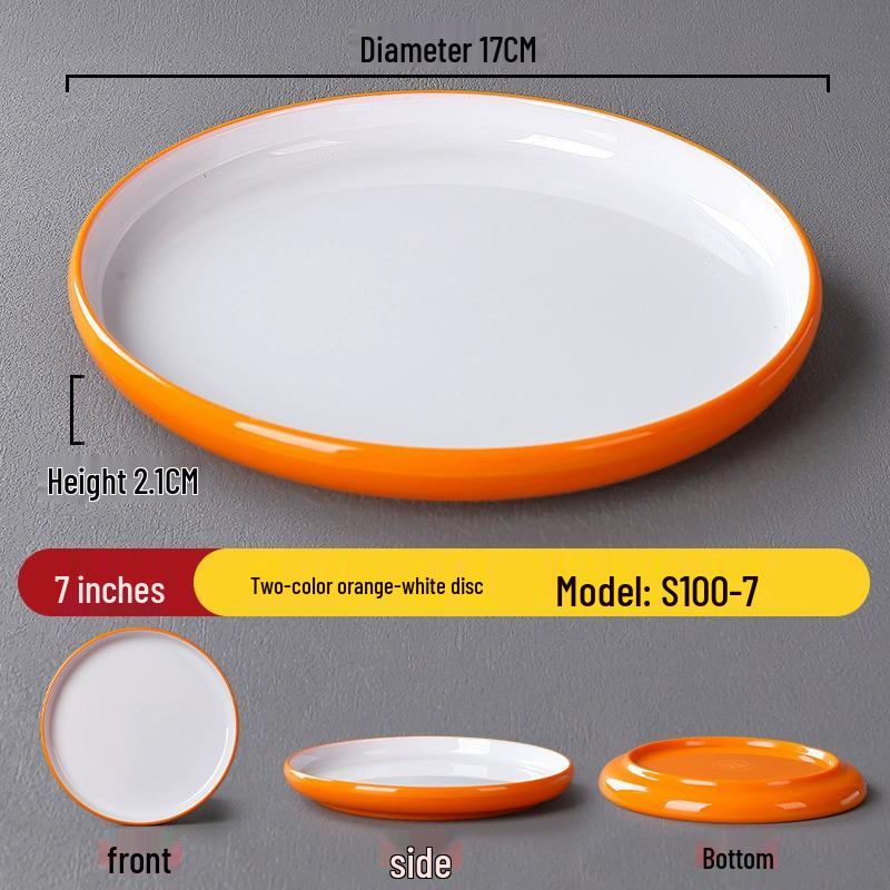 Melamine Nordic Style Cold Dish & Stir-fry Plate for Restaurants and Hotels