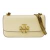Eleanor Metal Logo Magnetic Snap Flap Crossbody Bag Small Women Crossbody Bag Vanilla 161932-700