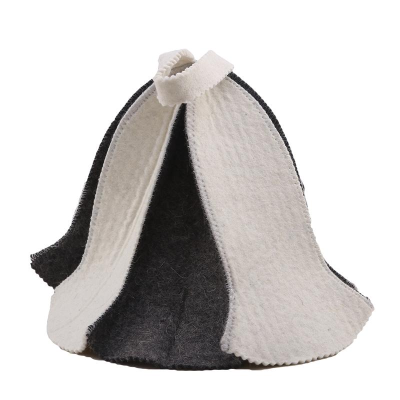 1PC Felt Head Protection Bath Anti Heat Free Size Russian Style Shower Cap Sauna Hat Sauna Vaporarium Accessories Wholesale New