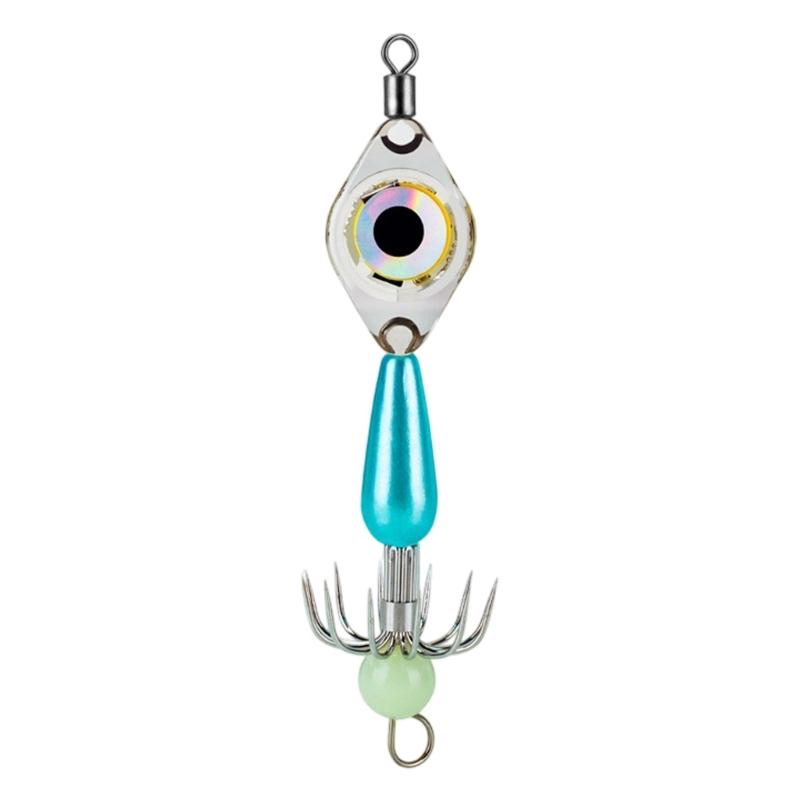 Compacts LED Octopuses Fishing Rigs Double Hook Systems Corrosions Proof Night Fishing Performances