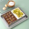 Rectangular Pastry Frame, Rectangular Pastry Mold, Extendable Pastry Frame with Adjustable Spatula, Square Cake Mold for Small and Large Cakes and Tar