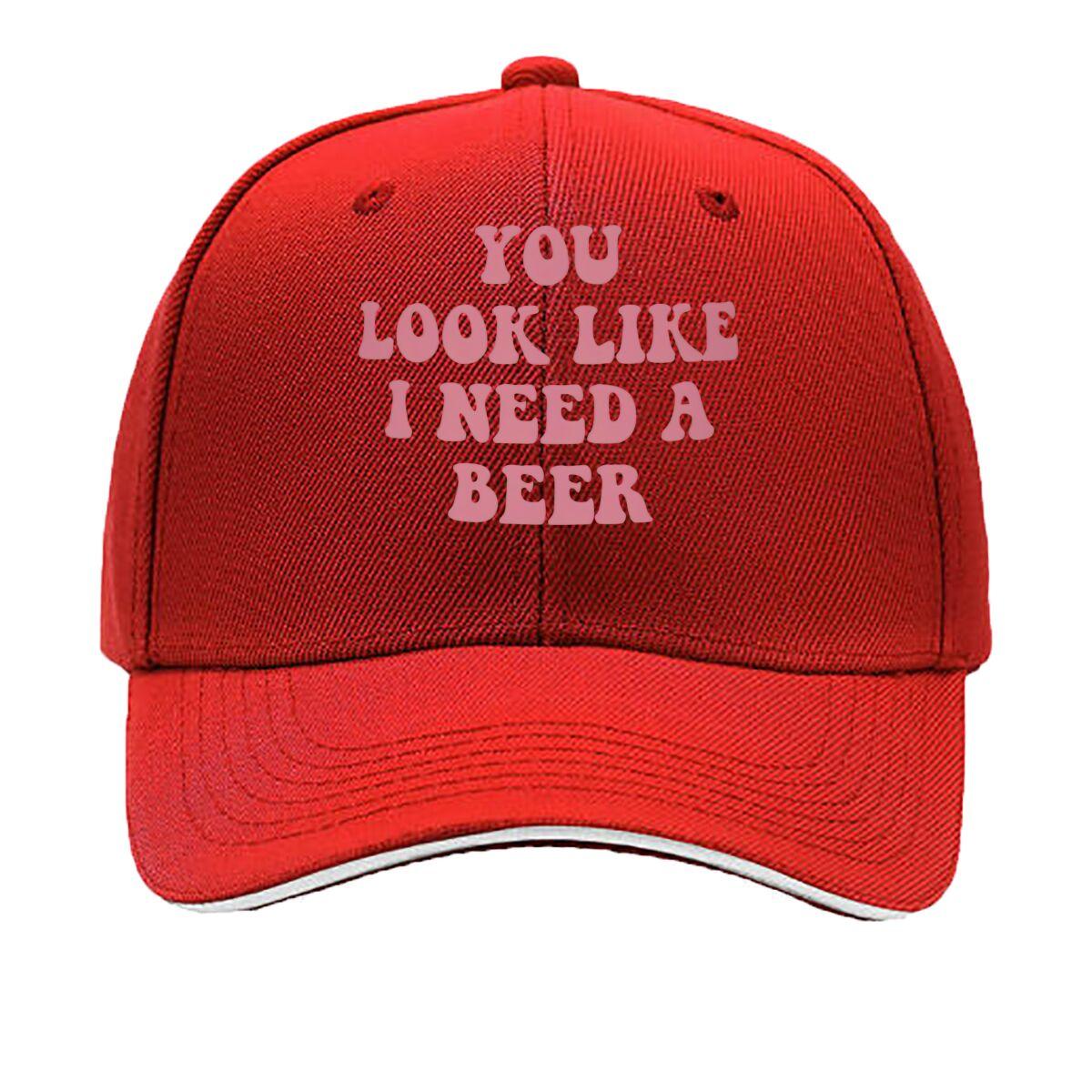 Beer Humor Need a Beer Fun Hip Hop hat Fashion Outdoor Sports Sandwich Baseball Cap One Size