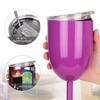 with Lid Wine Cup Double Walled Cocktail Mug Quality Red Wine Cup