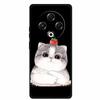 Coque For Tecno Spark 30 4G Case 6.78" Cartoon Cat Black Silicone Soft Back Cover Case For Tecno Spark 30 Case Spark30 Funda Bag