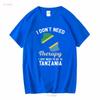 I Dont Need Therapy Just to Go Tanzania T Shirt Flag Map s Present Tanzanian Birthday long or short sleeves vintage Washed