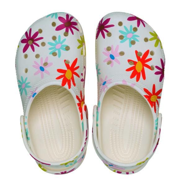 Crocs Kids Classic Crafted Daisy Clog Kids 211580 0wv Crocs Sandals Slippers Gibbitz...