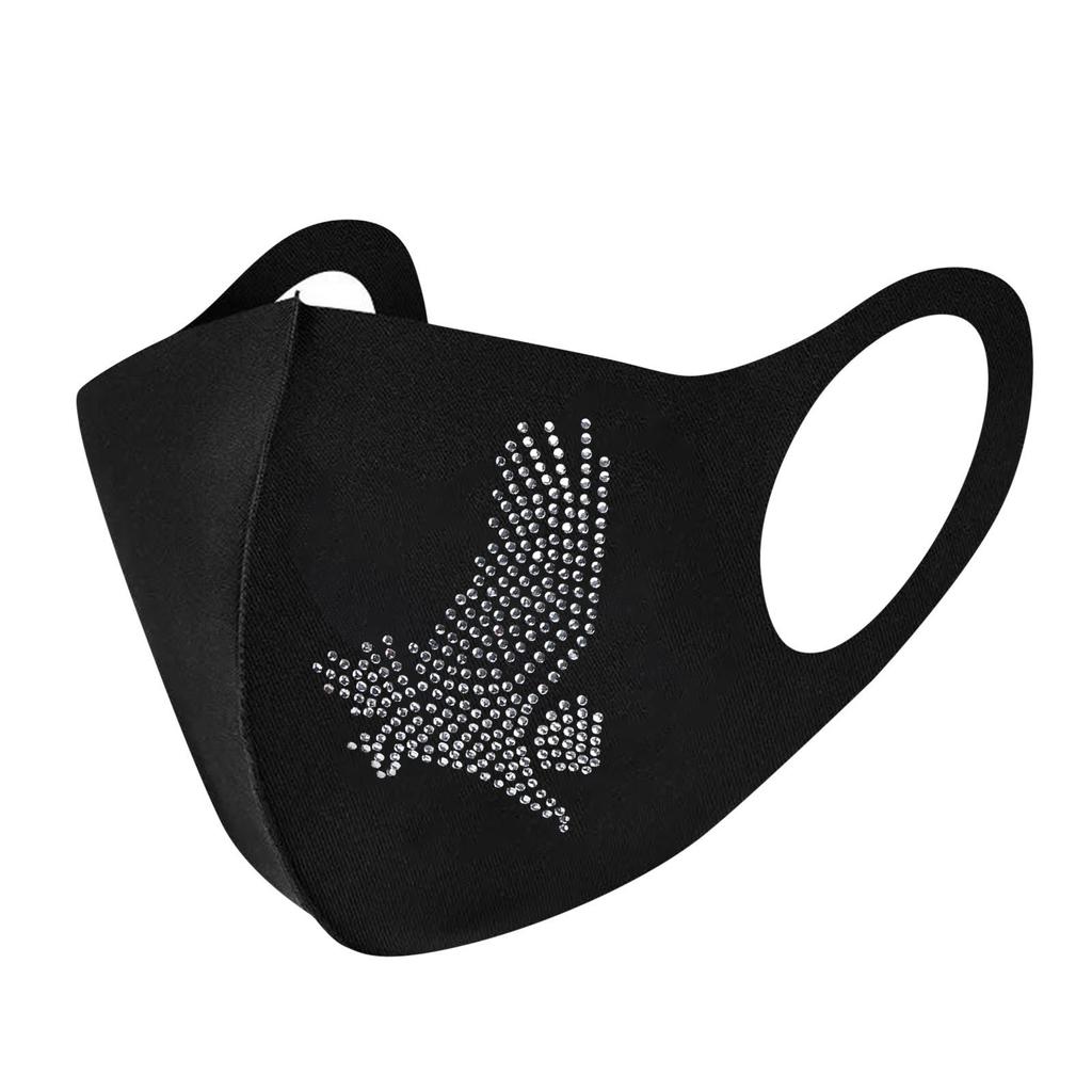 1 x modische Hot-Diamant-Druckmaske für Damen