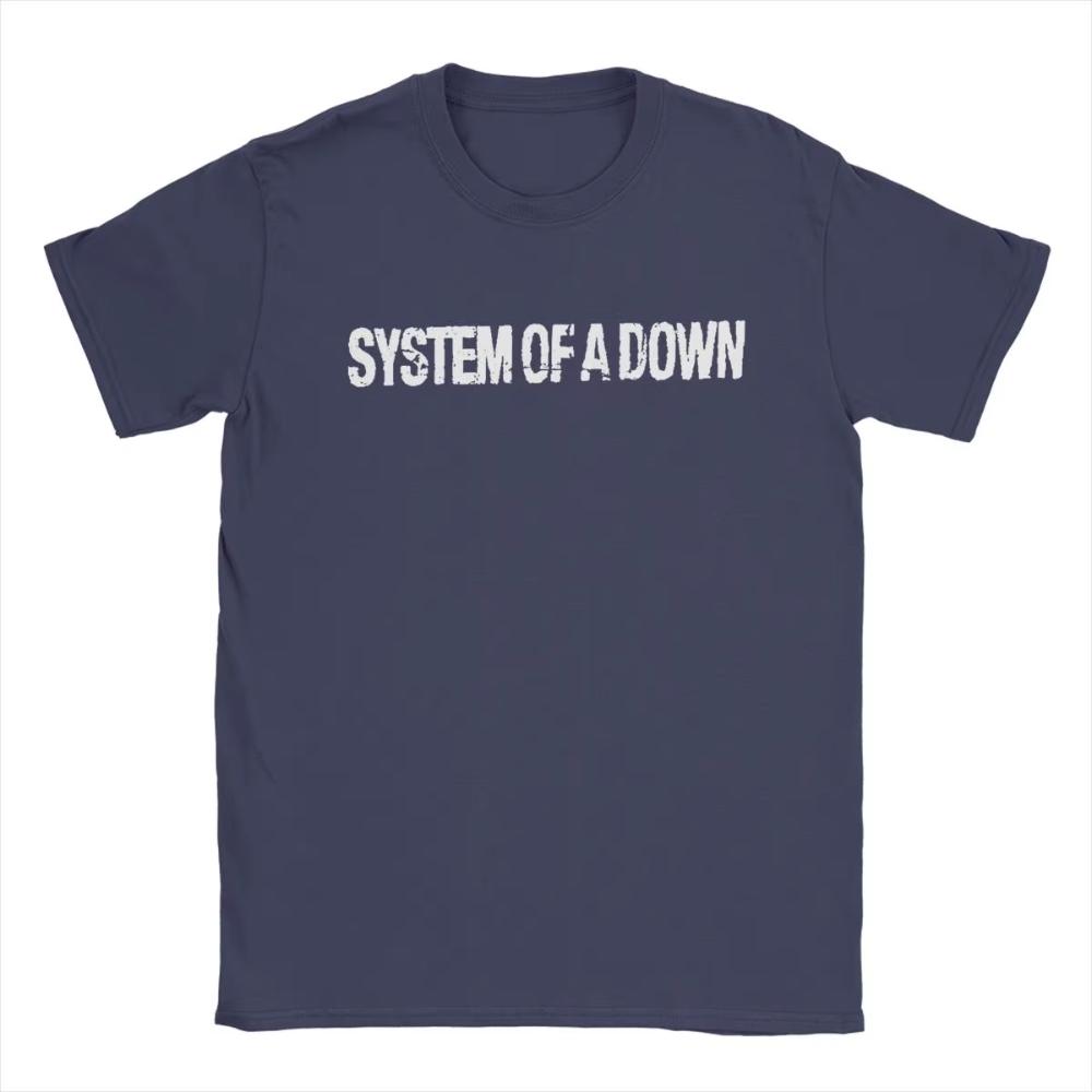 System of A Down Men Women T Shirts Band Casual Tees Short Sleeve Crew Neck Printed T-Shirts Pure Cotton Tops