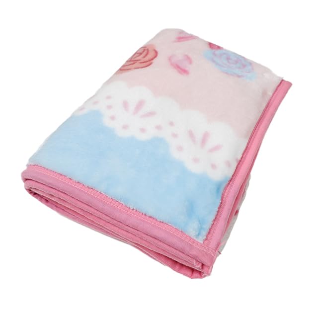 Marushin Sanrio My Melody Rose 70cm H x 100cm Cold Weather Product 3805002400 Throw, W, Polyester, Cute, Fluffy, Stylish, Protection, Energy-Saving,