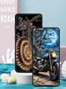 Colors Vintage Motorcycle Painted Phone Case for Samsung Galaxy A55 A35 A15 A14 A13 A25 A54 A51 A71 A72 A73 A32 A52 A41 Soft TPU
