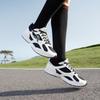New LiNing Cushioning Slip Resistant Abrasion Resistant Breathable Low Top Running Shoes Women's White Black ARSU068-5