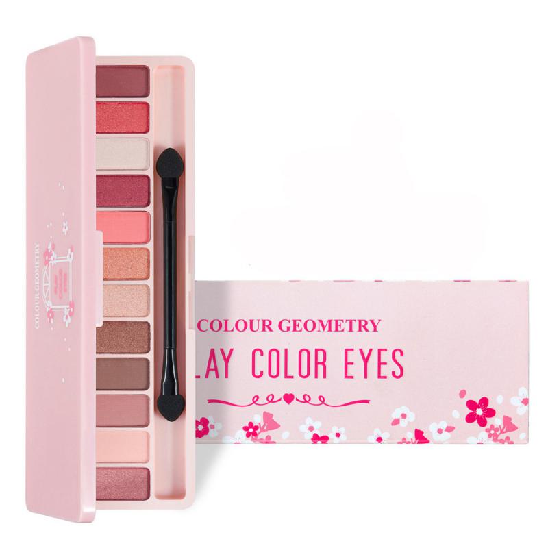 Professional Make Up Eye Shadow Palette 12 Colors Waterproof Long Lasting Eye Shadow Palette Pearl