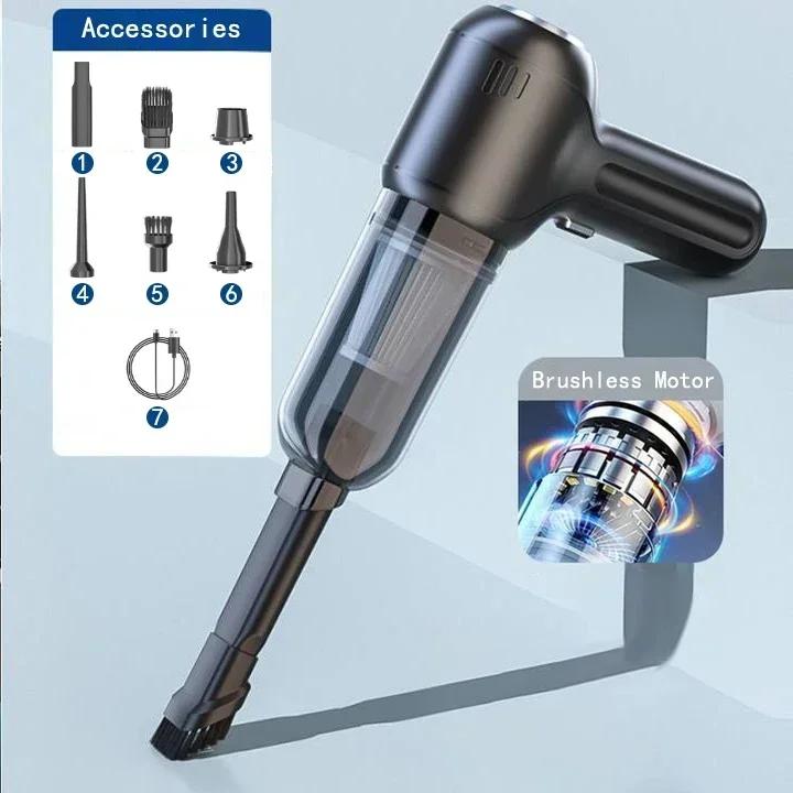 135000PA Portable Wireless Car Vacuum Cleaner Mini Handheld Cleaner Poweful Cleaning Machine for Strong Suction Car Cleaner