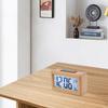 Natural Wood Grain Light-Sensitive Clock Digital Alarm Clock Dimmable Backlight Large Screen Minimalist Design