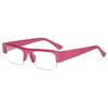 2025 Fashion Half Frame Hip Hop Personalized Box Sunshade Sunglasses for Women