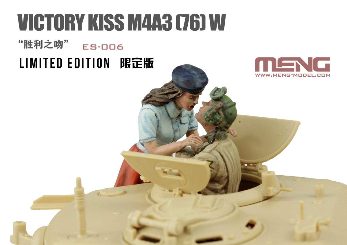 

Американский средний танк M4A3 Victory Kiss Пластиковая модель смола MES006 Meng-Model 1/35 (76)W (с Китом)