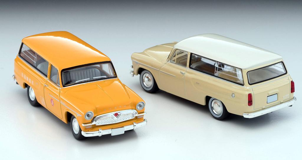Tomytec Tomica Limited Vintage Scale Toyopet Masterline 1900 1962 Model Finished Model 311676 1/64 LV-187a Beige/White