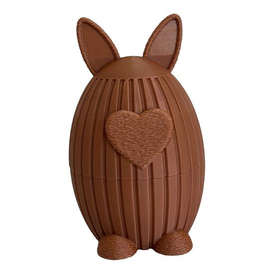 Bol à bonbons Imprimé en 3D Forme d'œuf Décoration de Pâques Sécurisé pour les enfants Surface lisse Ornement de festival Chasses au trésor de vacances Cadeau de fête