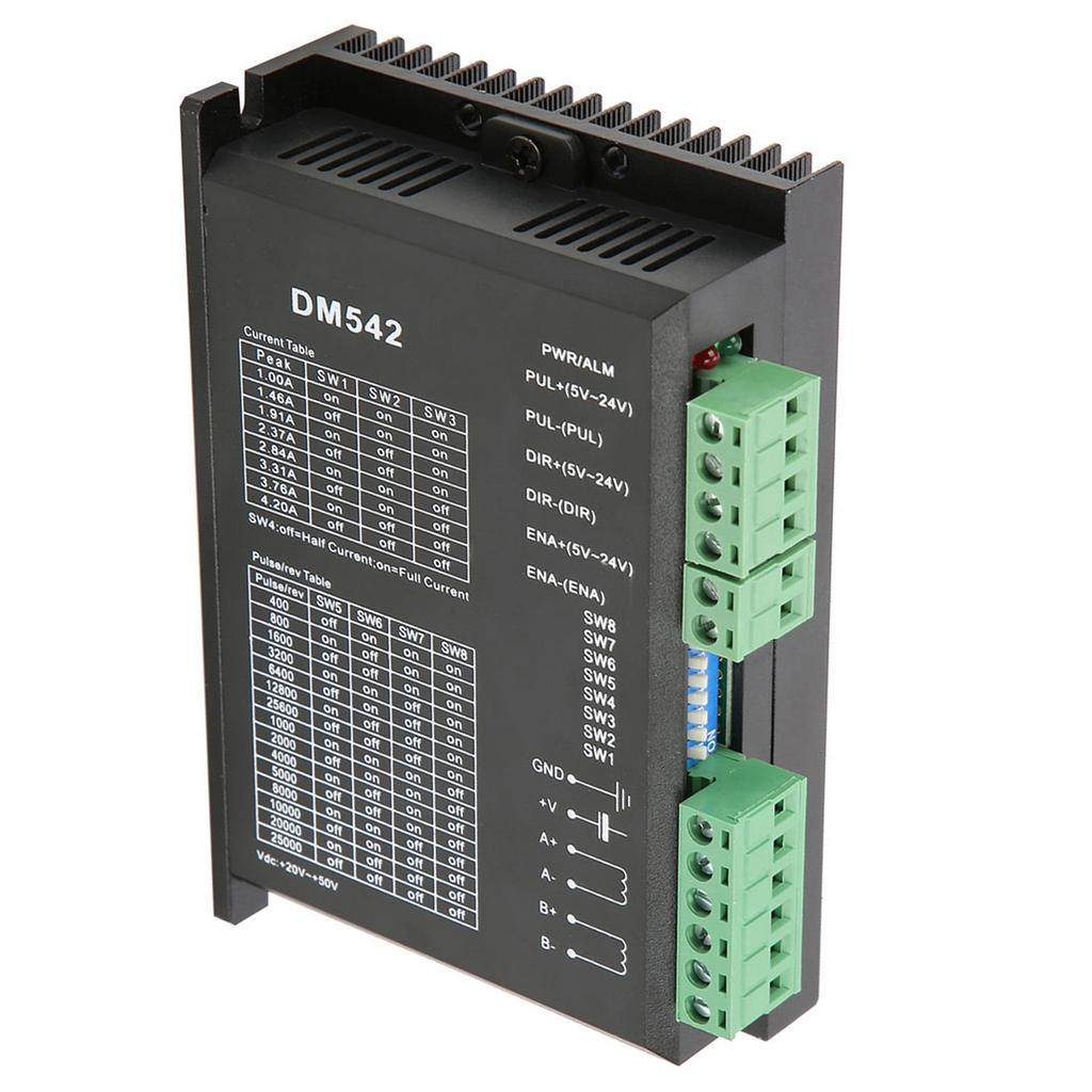 DM542 2 phase Stepper Motor Driver 57 86 Series Stepping Motor Driver 18 48VDC Peak 4.2A