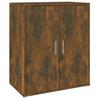 Shoe Cabinet Smoked Oak 60 x 35 x 70 cm Particleboard