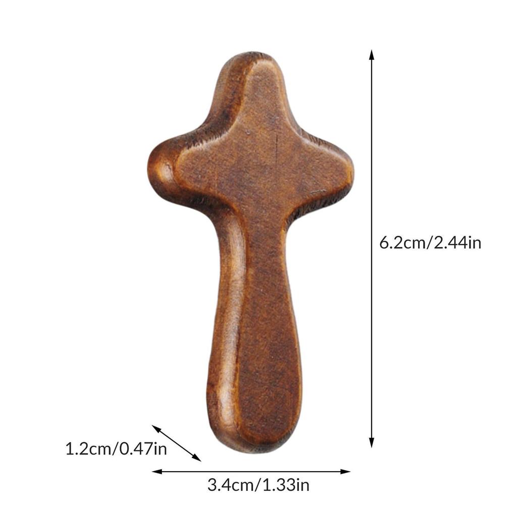 5Pcs Pocket Crosses Clinging Palm Portable Caring Neighbor Holy Land Decors