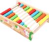 Wooden Colorful Number Abacus: Educational Toy for Kids, Ten-Row Arithmetic Learning Aid