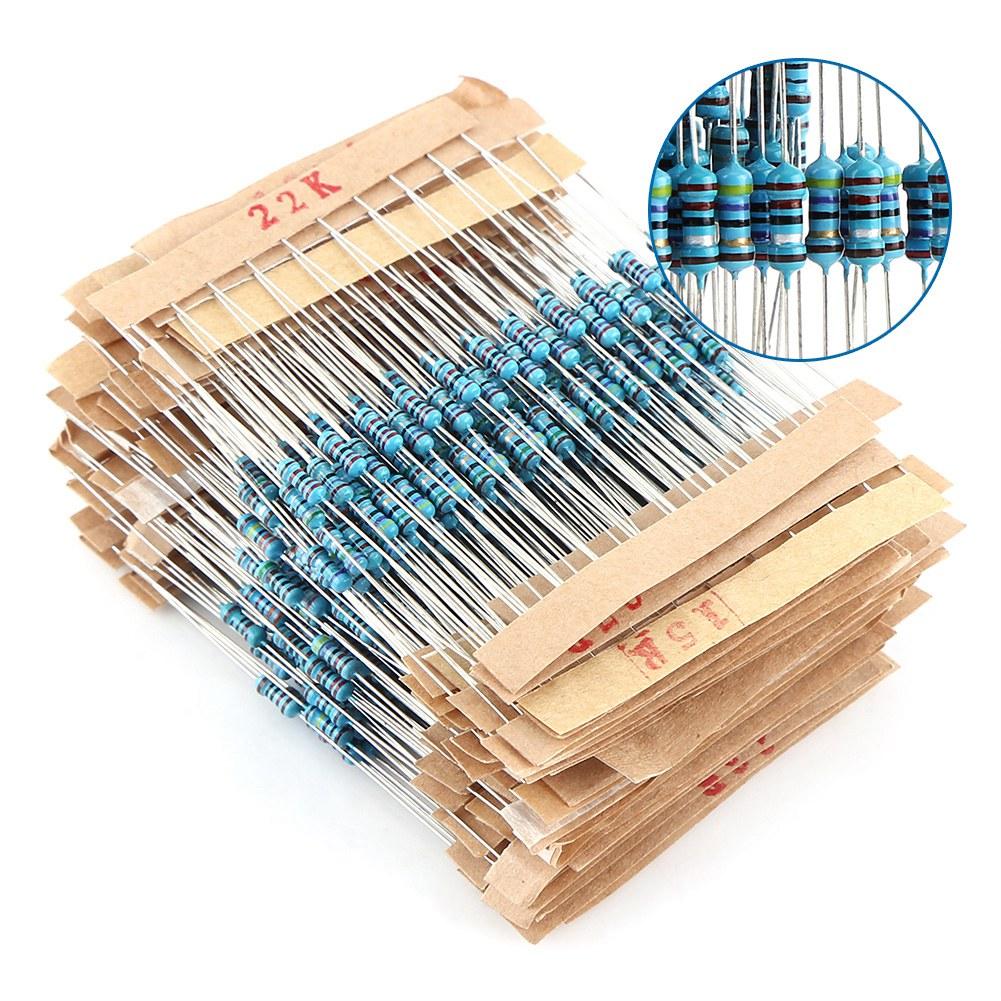 560pcs 56 Types Metal Film Resistor Electronic Assorted Resistance Components Kit